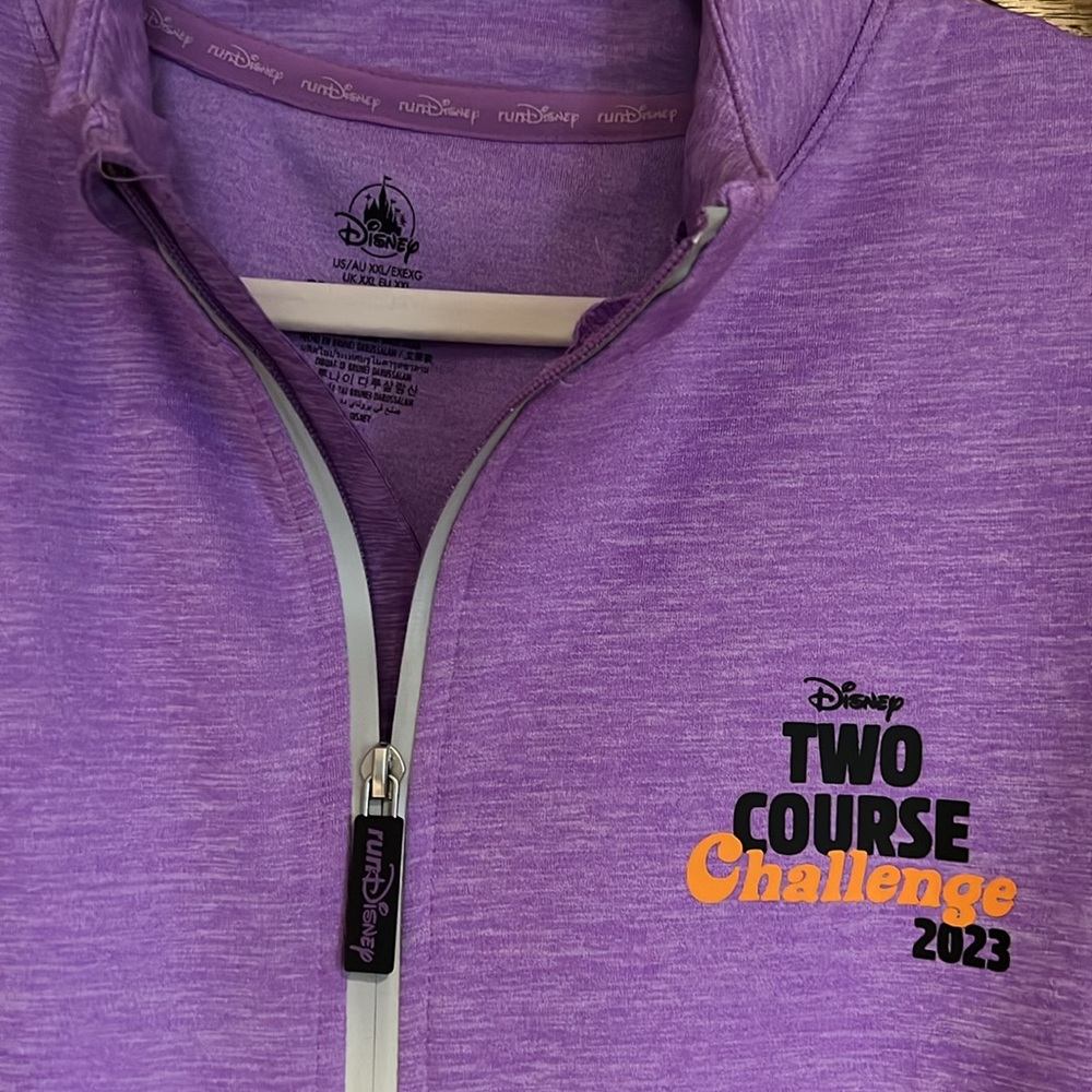 Run Disney Zip Mens Jacket Wine & Dine Half Marathon 2023 Figment Size XX-Large - Picture 2 of 6